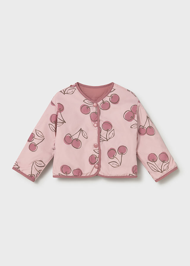Chaqueta Reversible Cortavientos Cerezas - Frambuesa - vista 4