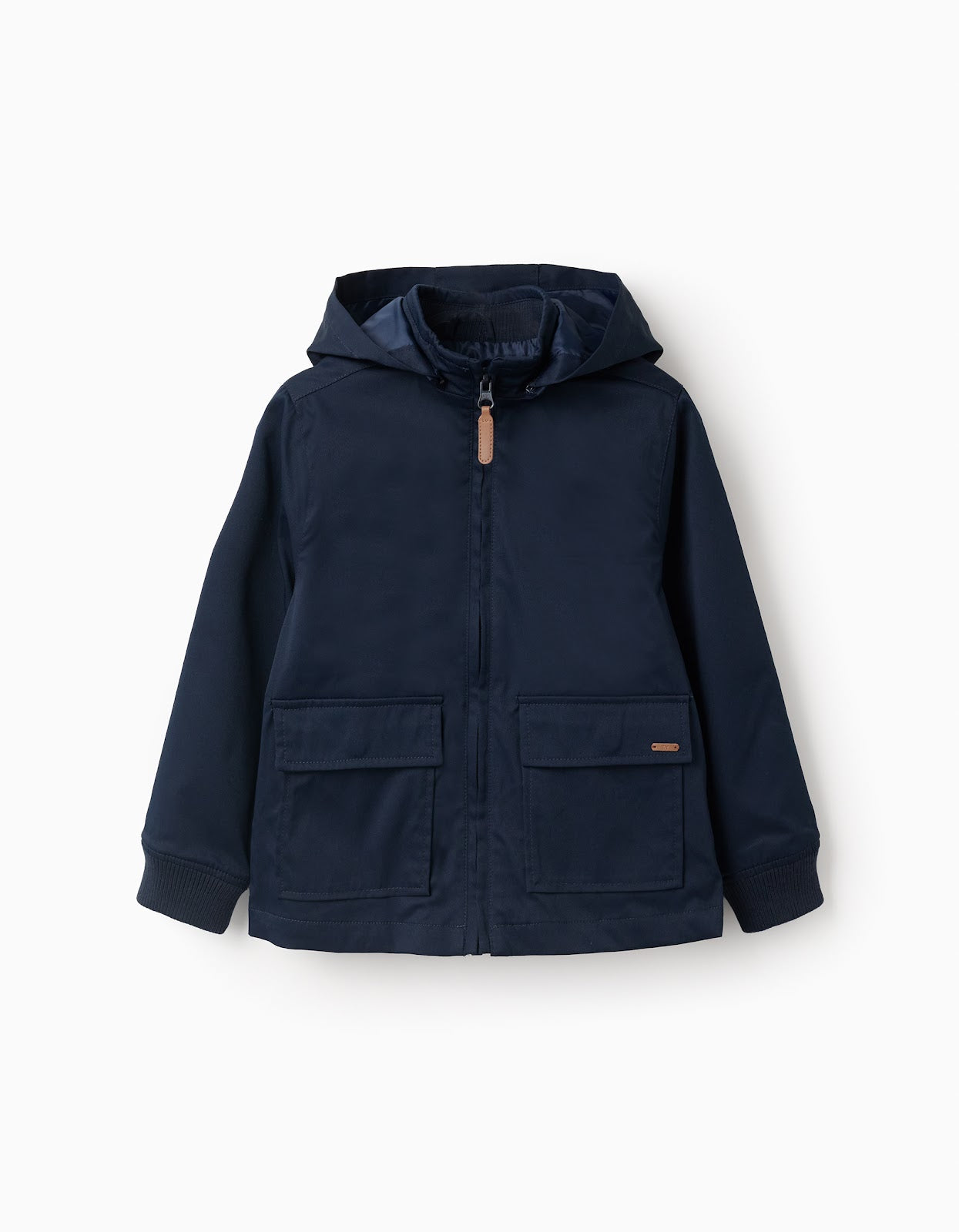 Chaqueta Con Cierre De Cremallera Beige - Marfil