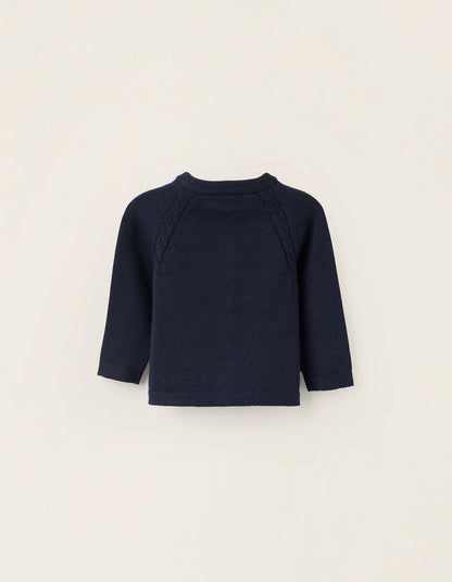 Cardigan Tejido Azul - vista 7