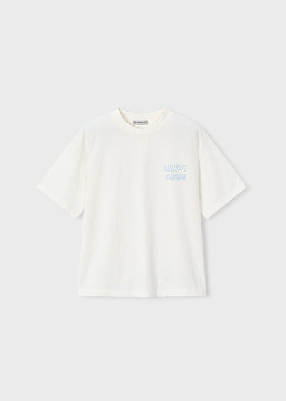 Camiseta M/c "happy Combo" - Nata - vista 2