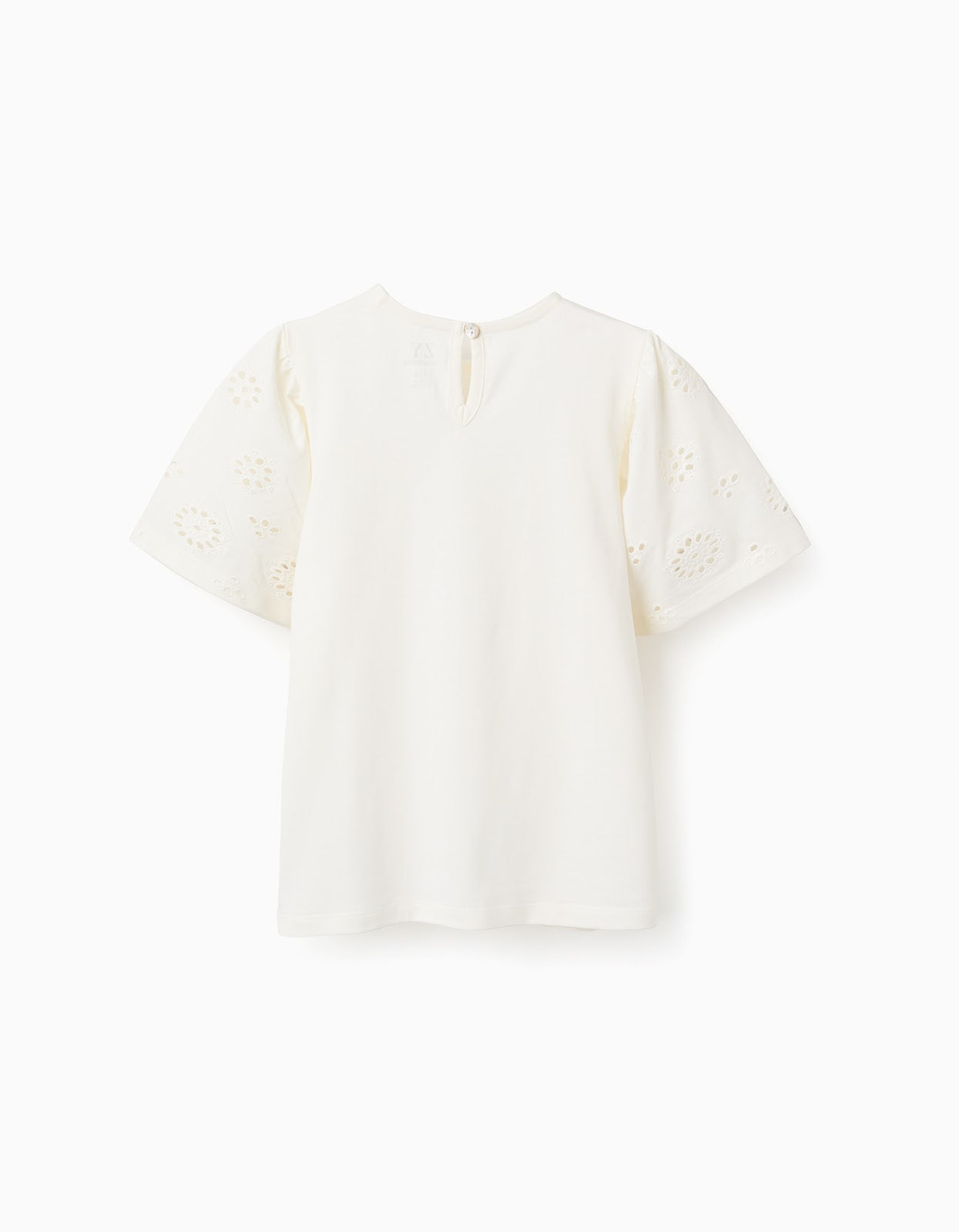 Camiseta Con Mangas Bordadas - vista 2