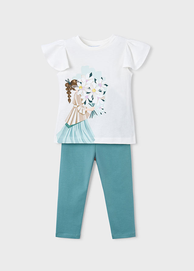 Conj. Leggings - Verde menta - vista 2