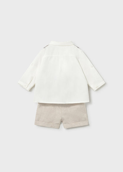 Conjunto Pantalon Corto Y Chaleco - Trigo - vista 3