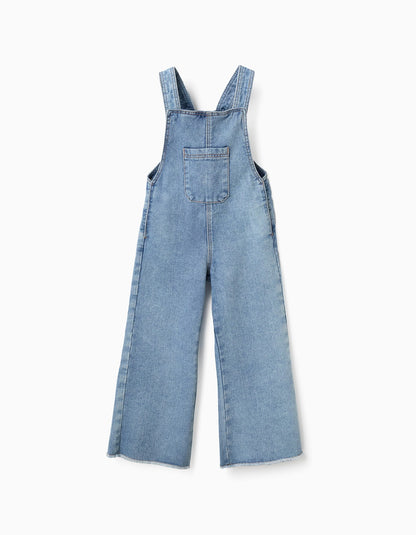Overol Jean Con Bolsillos - Azul