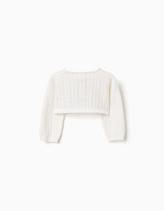 Cardigan Tejido Marfil - vista 2