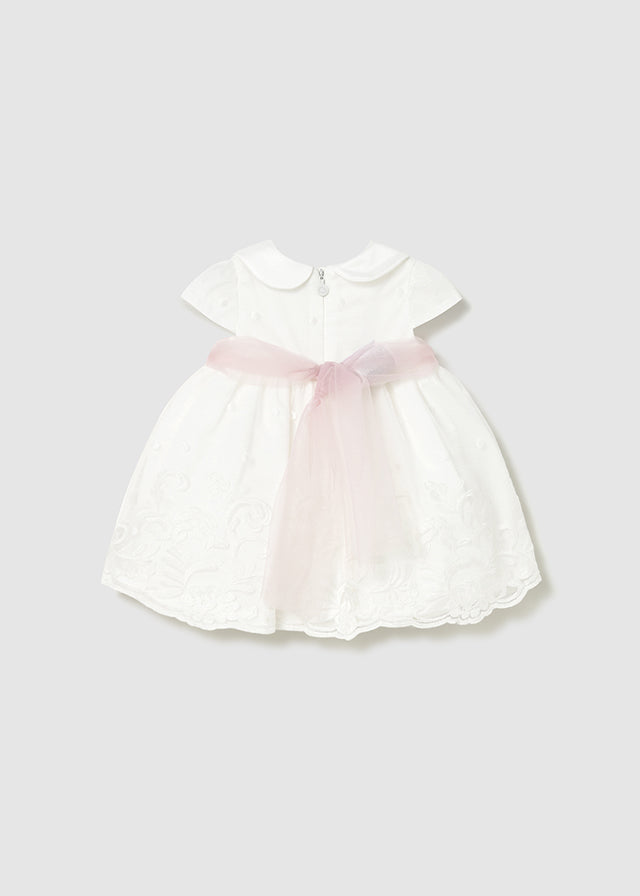Vestido Ceremonia Bordado - Nata - vista 2