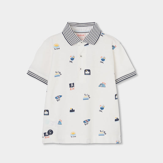 Polo Piqué Estampado Summer