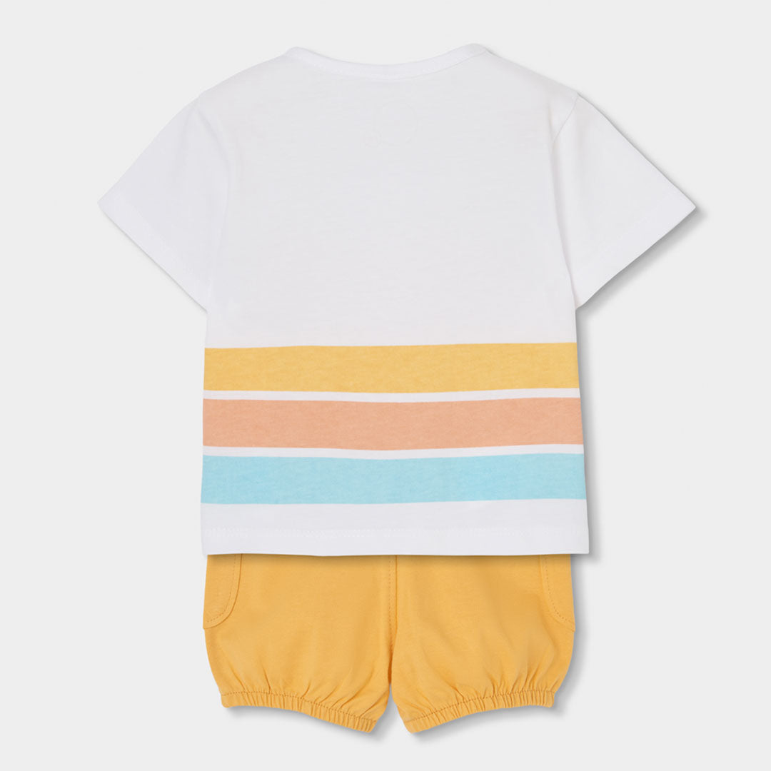 Conjunto Bermuda 2 Piezas Verano Cangrejo