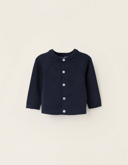 Cardigan Tejido Azul - Azul Oscuro