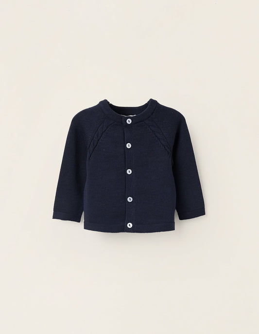 Cardigan Tejido Azul - Azul Oscuro