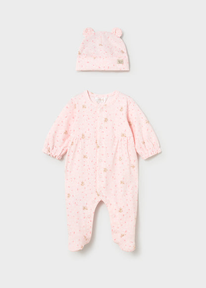 Pijama Y Gorro - Rosa baby