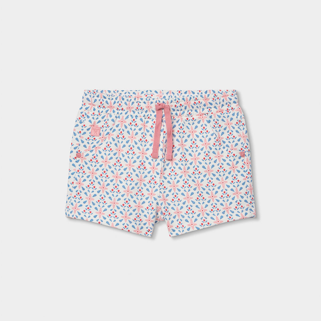 Short Felpa Estampado Blooming