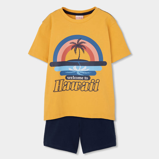 Conjunto Bermuda 2 Piezas Welcome Hawaii
