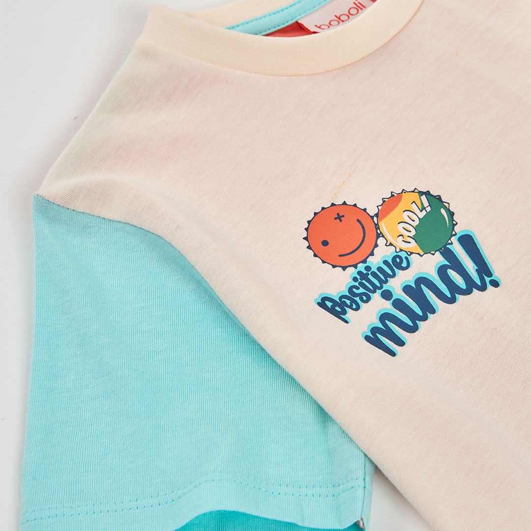 Camiseta Punto Estampado Positive Mind