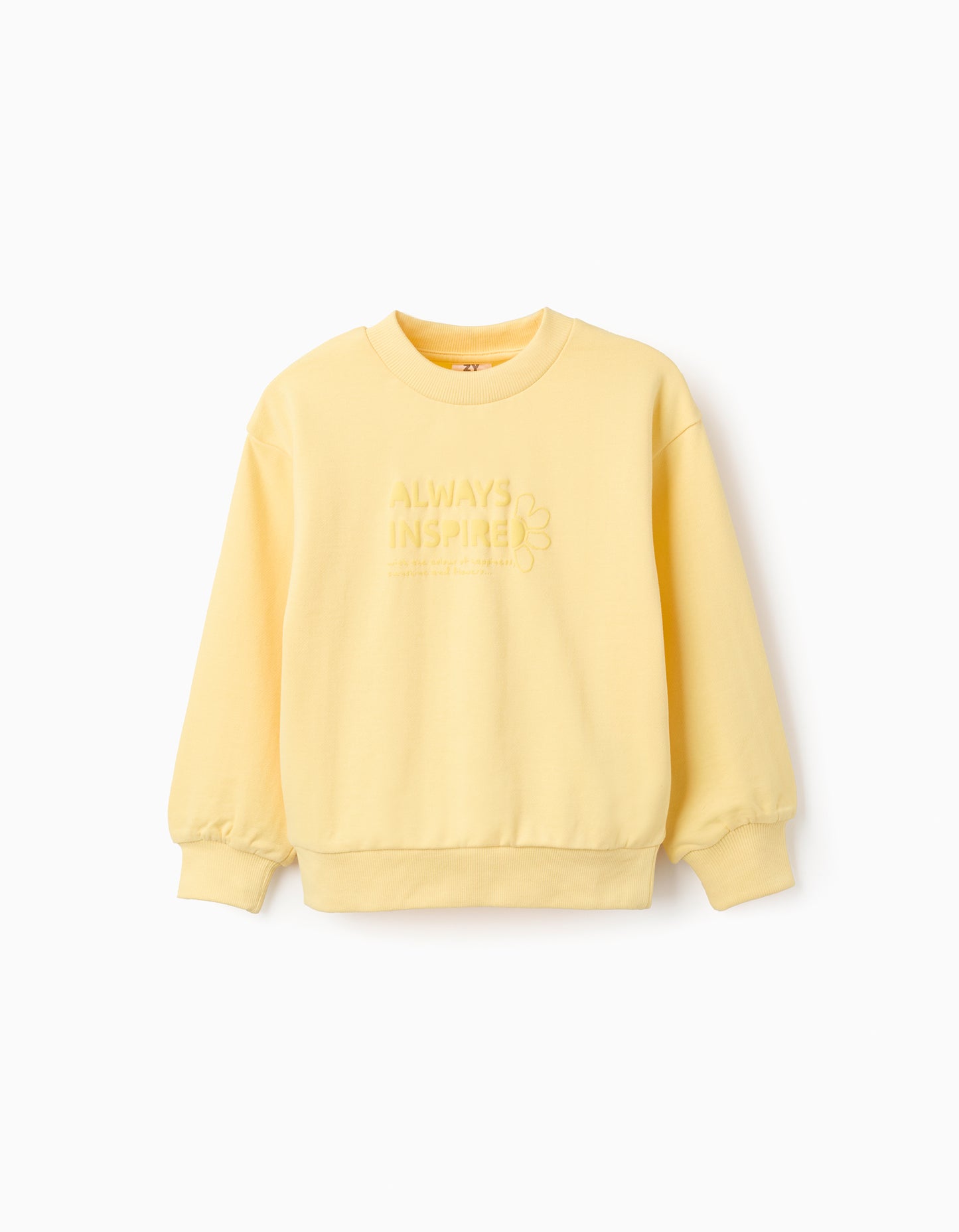 Buso Algodón Flor Amarillo