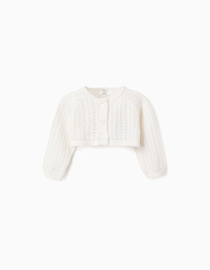 Cardigan Tejido Marfil