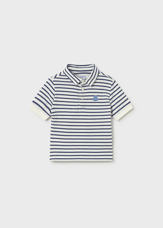 Camiseta Polo Animales Rayas Azul