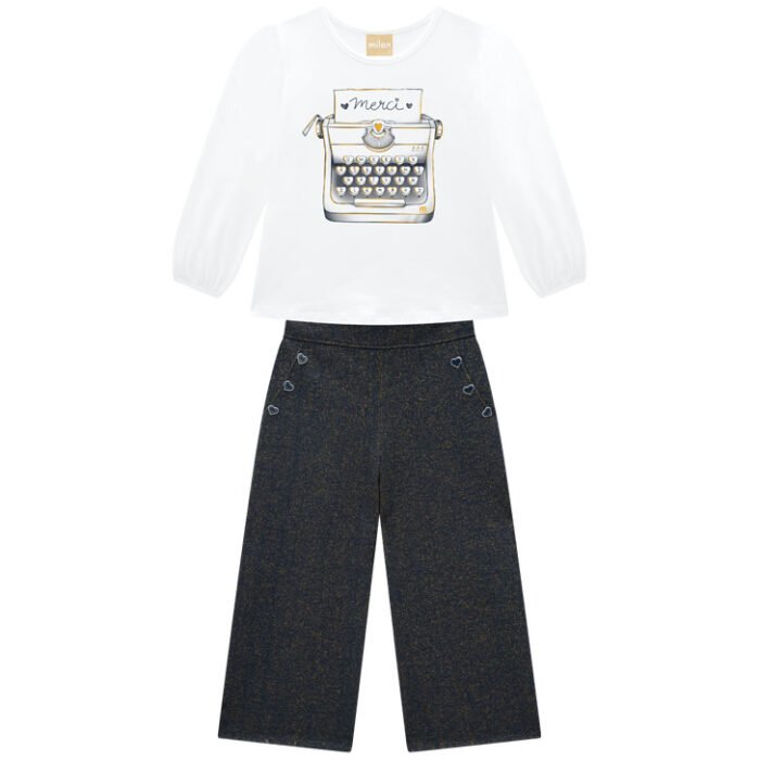 CONJUNTO MAQUINA DE ESCRIBIR VINTAGE