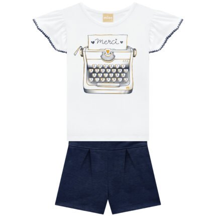 CONJUNTO SHORT MAQUINA DE ESCRIBIR