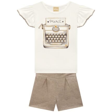 CONJUNTO SHORT MAQUINA DE ESCRIBIR