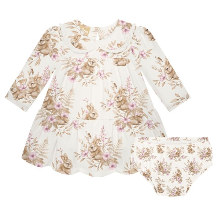 VESTIDO CONEJO CON BRAGA