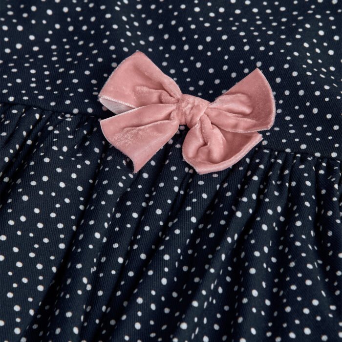 VESTIDO AZUL CHIC TOPOS - Image 3